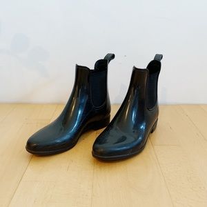 J Crew Chelsea Shiny Rain Boots